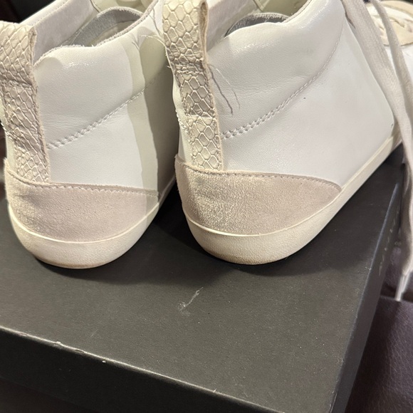 Banana Republic White and Tan Women's Sneakers - Picture 4 of 7